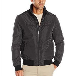 Tommy Hilfiger Men's Faux Memory Bomber Jacket
